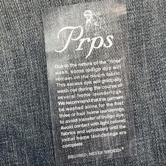 New! Prps Cayenne Pharoah Japanese Denim Indigo Distressed Skinny Jeans - Picture 11 of 14